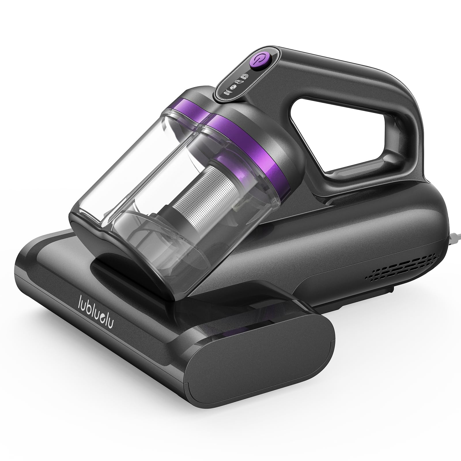 Lubluelu Bed Mattress Vacuum Cleaner 17Kpa Suction Power Handheld HEPA Filter Multi-Stage Filtration Dirt Separation System