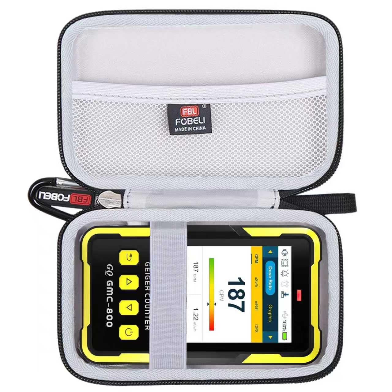 FBLFOBELI Hard Case for GQ GMC-800/FNIRSI GC-01 Nuclear Radiation Detector