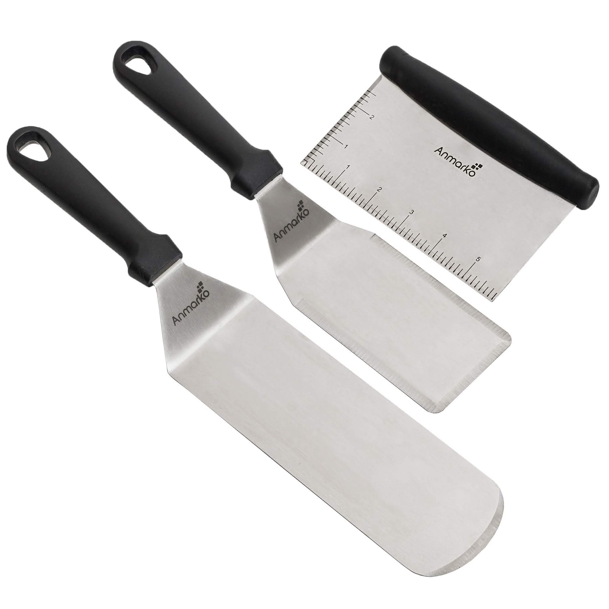 Anmarko Griddle Scraper Flipper Set