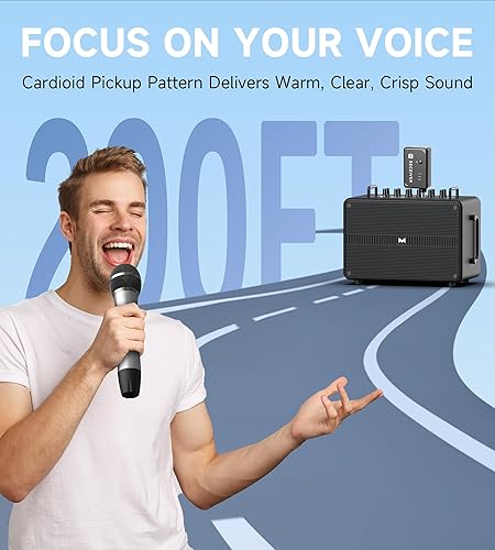Miniatura 4 de Micrófonos inalámbricos, micrófono inalámbrico con conexión de chip uno a uno, duración de 40 horas, recepción de distancia de 200 pies, micrófono