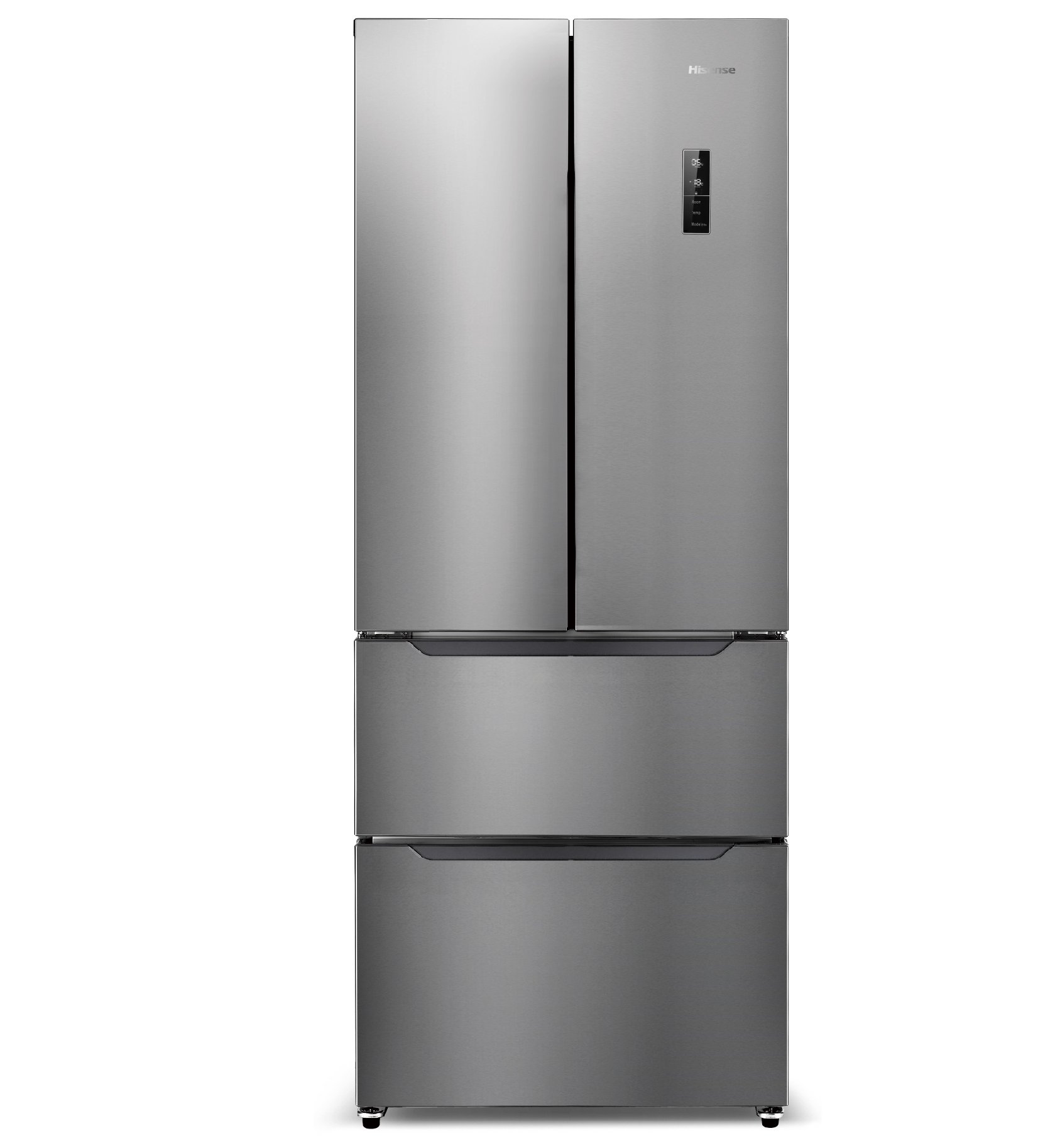 HISENSE mkgn f378 a + EL Réfrigérateur/Congélateur/A +/180,6 cm Hauteur/344 kWh/an/292 L refroidissement partie/86 L Partie Congélateur/touchcontrol Surface de commande/Acier inoxydable