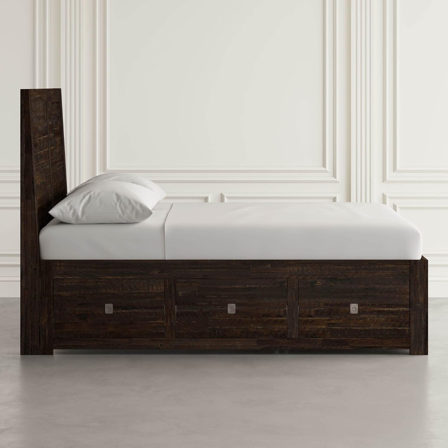 Jofran: , Kona Grove, Queen Storage Bed, 63"W X 87"D X 56"H, Deep Chocolate Finish, (Set of 1)