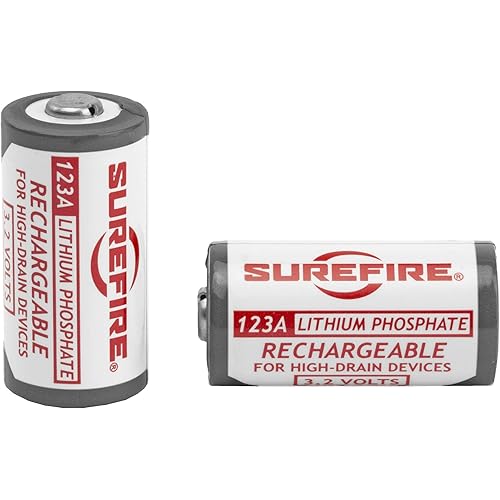 SureFire SFLP123 3V Lithium 450mAh 2 Pack Battery