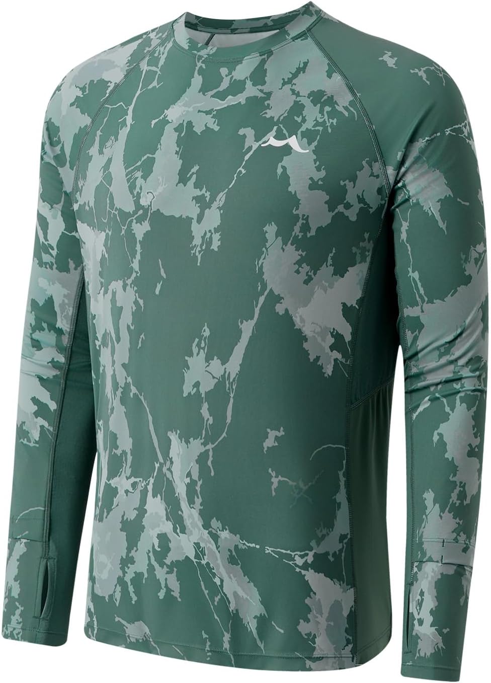 maamgic Fishing Shirts for Men UPF 50 Long Sleeve Men Rash Guard Shirts Moisture Wicking & Quick-Dry in Swiming, Hiking