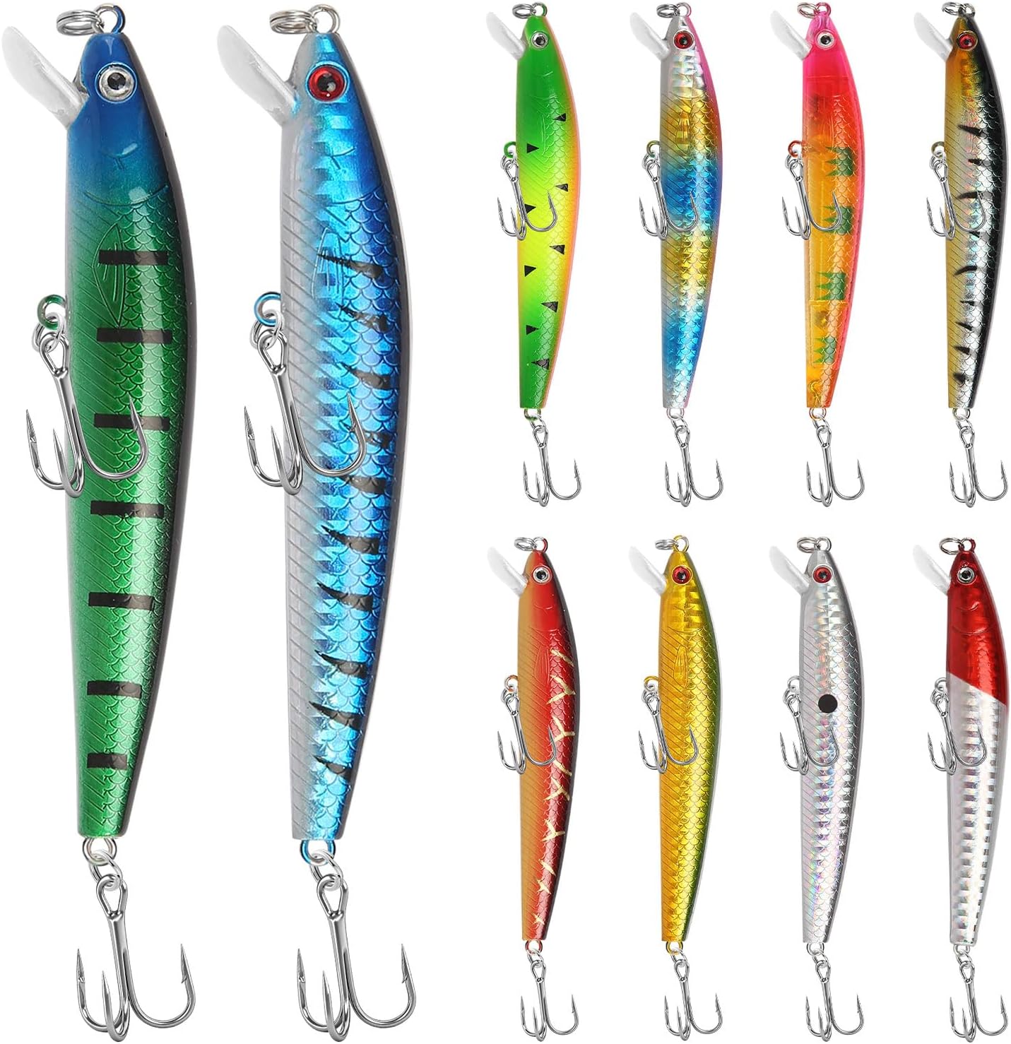 Wobbler Set Hecht Zander, 10-tlg. DUTIFUL