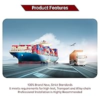 Vista 7 de 2 ganchos de agarre de horquilla de 3/8 de pulgada, gancho de cadena de grado 70, 7500 libras, límite de carga de trabajo para transporte