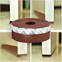 Vista 27 de TAROSE - Tira de sellado de silicona para puerta y ventana, transparente, 16 pies de largo (35 mm de ancho)