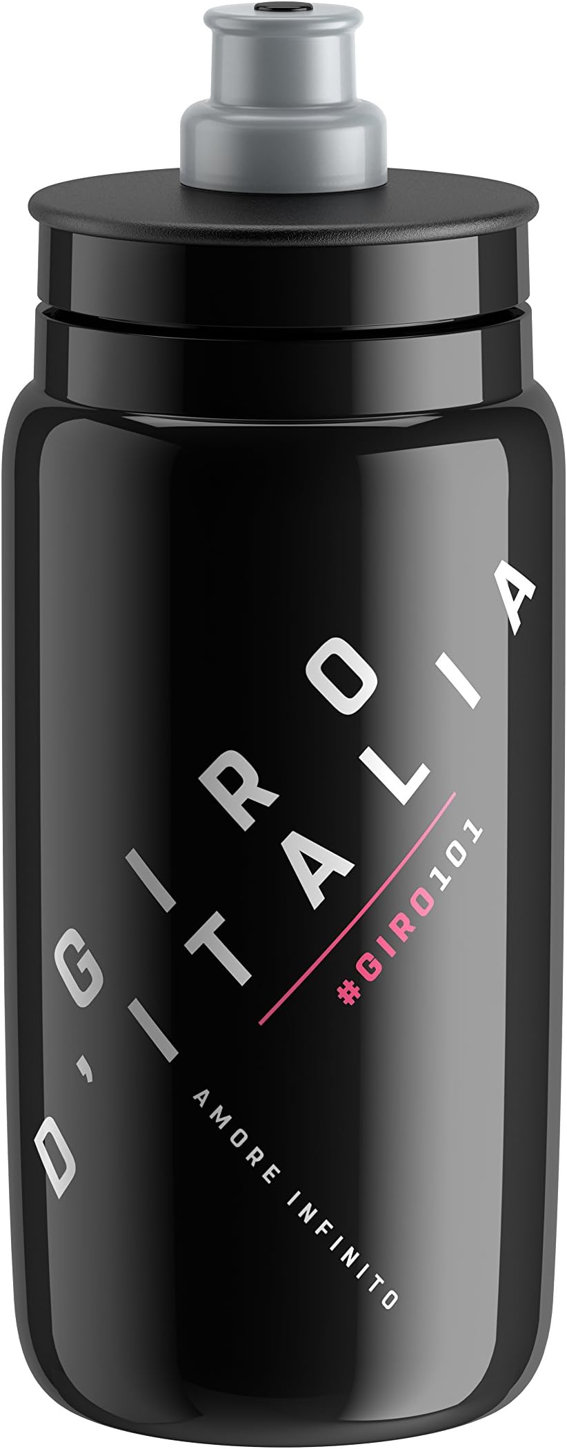 Elite Fly GIRO D'ITALIA 2018 BIKE CYCLING WATER BOTTLE 550ml - BLACK TROFEO 101