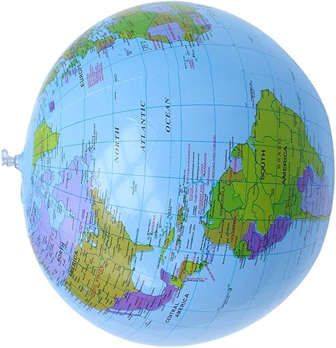Miniatura 4 de KAYNO 1 bola de playa de globo inflable, globo inflable, bola de playa, bola de playa, bola de mapa topográfico, globos de PVC gigante de playa,