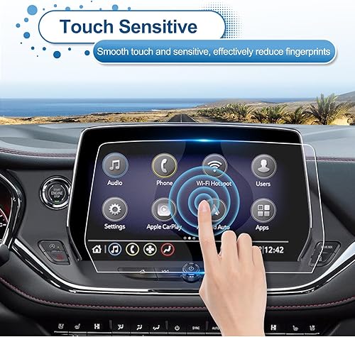 Miniatura 5 de Protector de pantalla Chevy Blazer 2023 2024 para Chevrolet Blazer (2LT3LTRSPremier) pantalla táctil de 10.2 pulgadas, vidrio templado 2023 Blazer