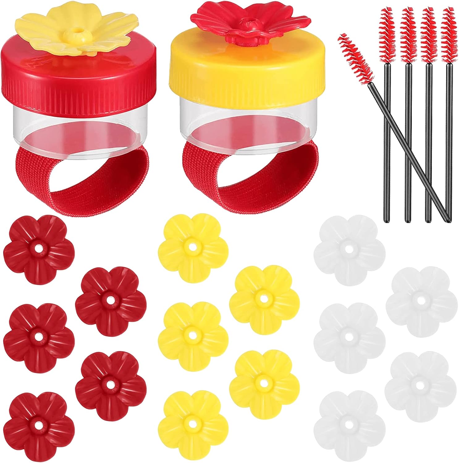 2PCS Hand Hummingbird Feeder 15 Pieces Hummingbird Feeder