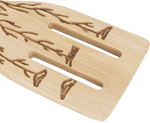 Miniatura 8 de Juego de 5 cucharas para tallar, cucharas de madera quemadas, cucharas de madera, kit de utensilios de cocina para cocina