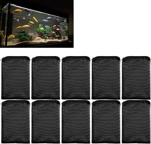 GVSS Pack of 10 Fine Mesh Filter Bags, Reusable Filter Ba…