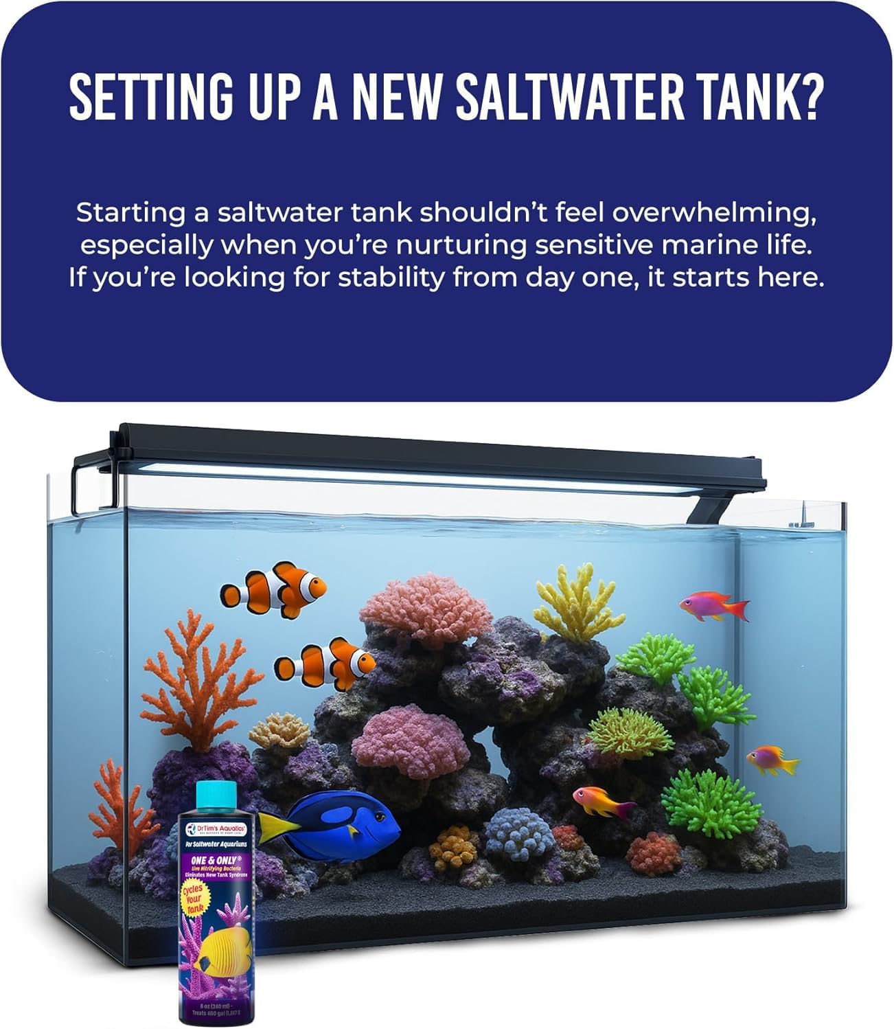 DrTim's Aquatics One and Only Saltwater (DrTim's Aquatics One and Only Saltwater 8oz)
