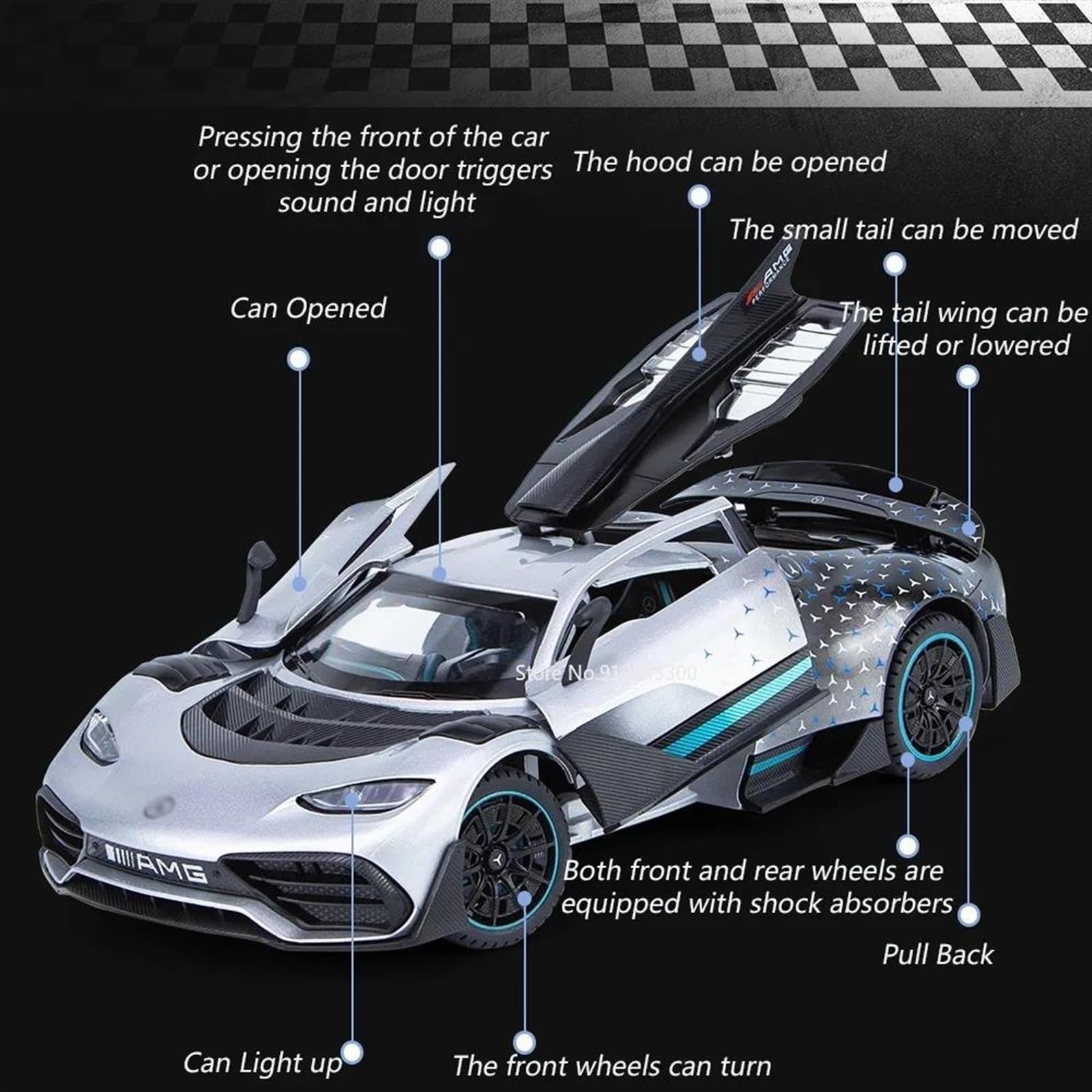 Amazon | ダイキャストカー 1:24 メルセデス · ベンツ AMG ONE ダイ