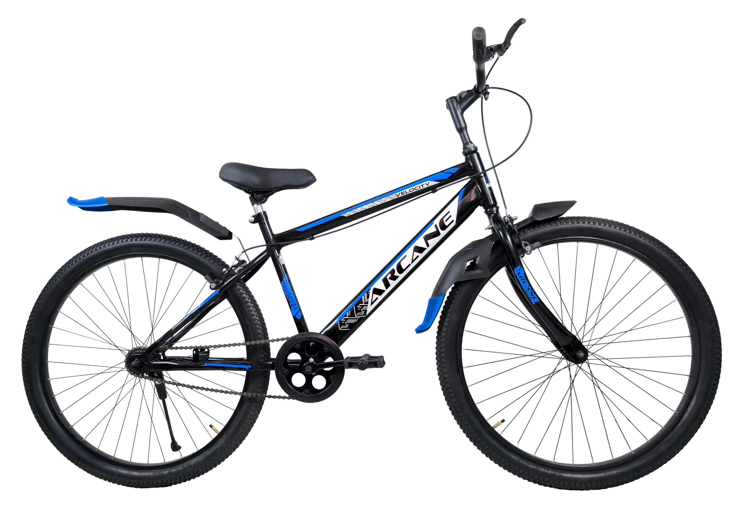 ARCANE Velocity 26T Premium City Bike | Non Gear Single Speed Bicycle for Adults | Ideal for 12+ Years (Blue)-image-23