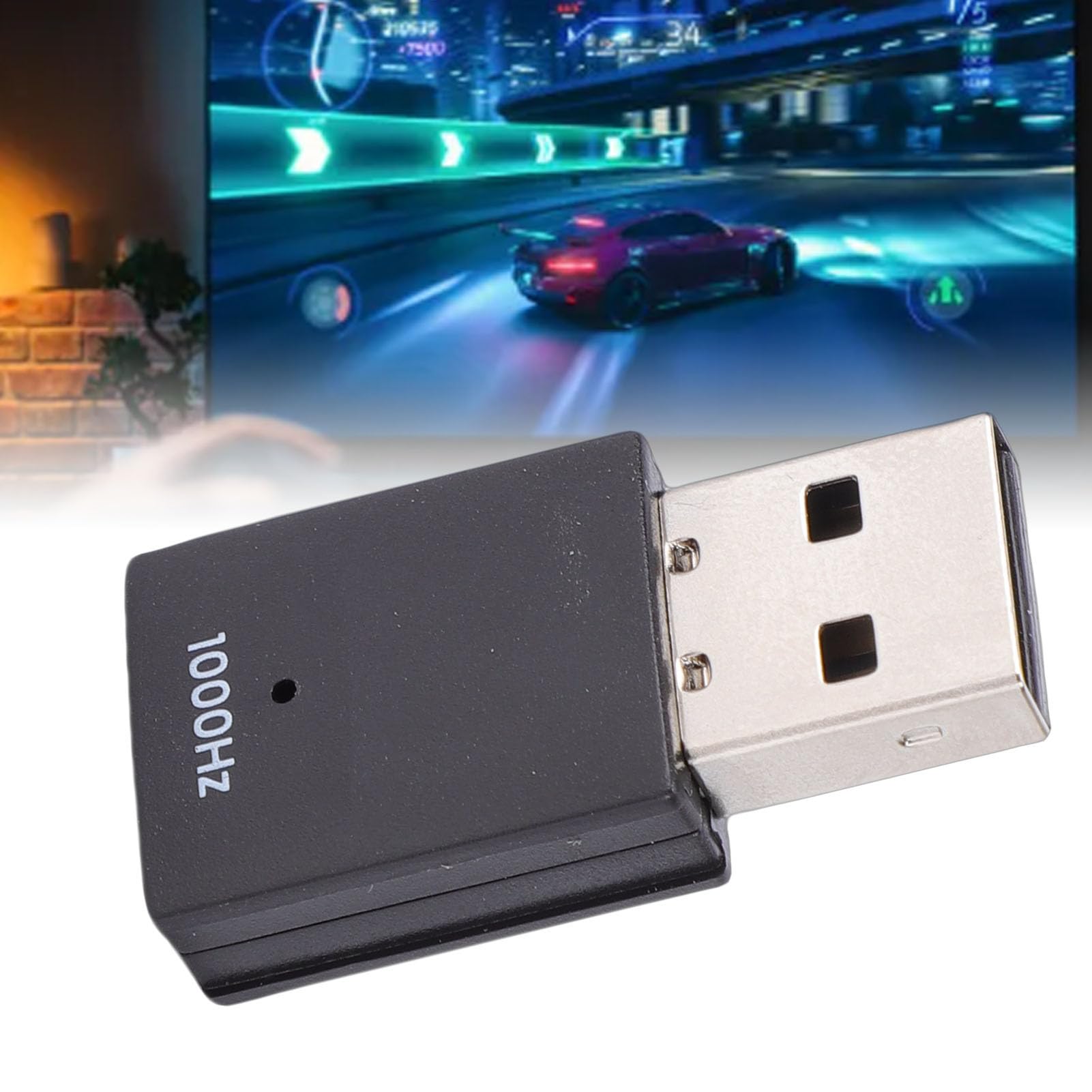 Bezprzewodowy Adapter Kontrolera USB, Kontroler Konwertera Adaptera do Gier, Wysoka dokładność i Niskie Opóźnienia, Plug and Play ForHITBOX Przenośny Bezprzewodowy Adapter