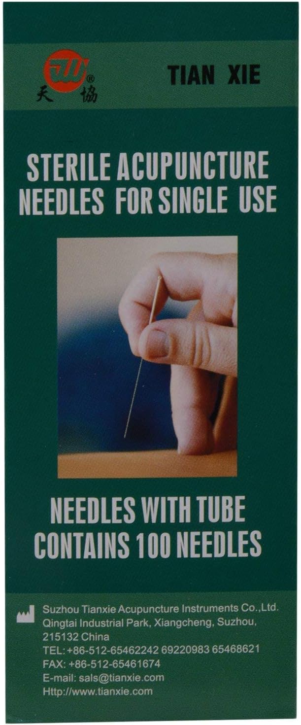 Sterile Acupuncture Needles For Single Use Transparent (0.25X75) 100pcs