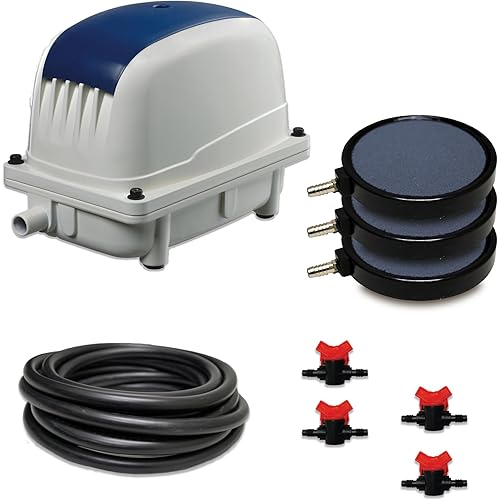 Anjon Manufacturing Lifeline Aeration Kit 4.2 CFM for 10,000 Gallon Pond LL-80K