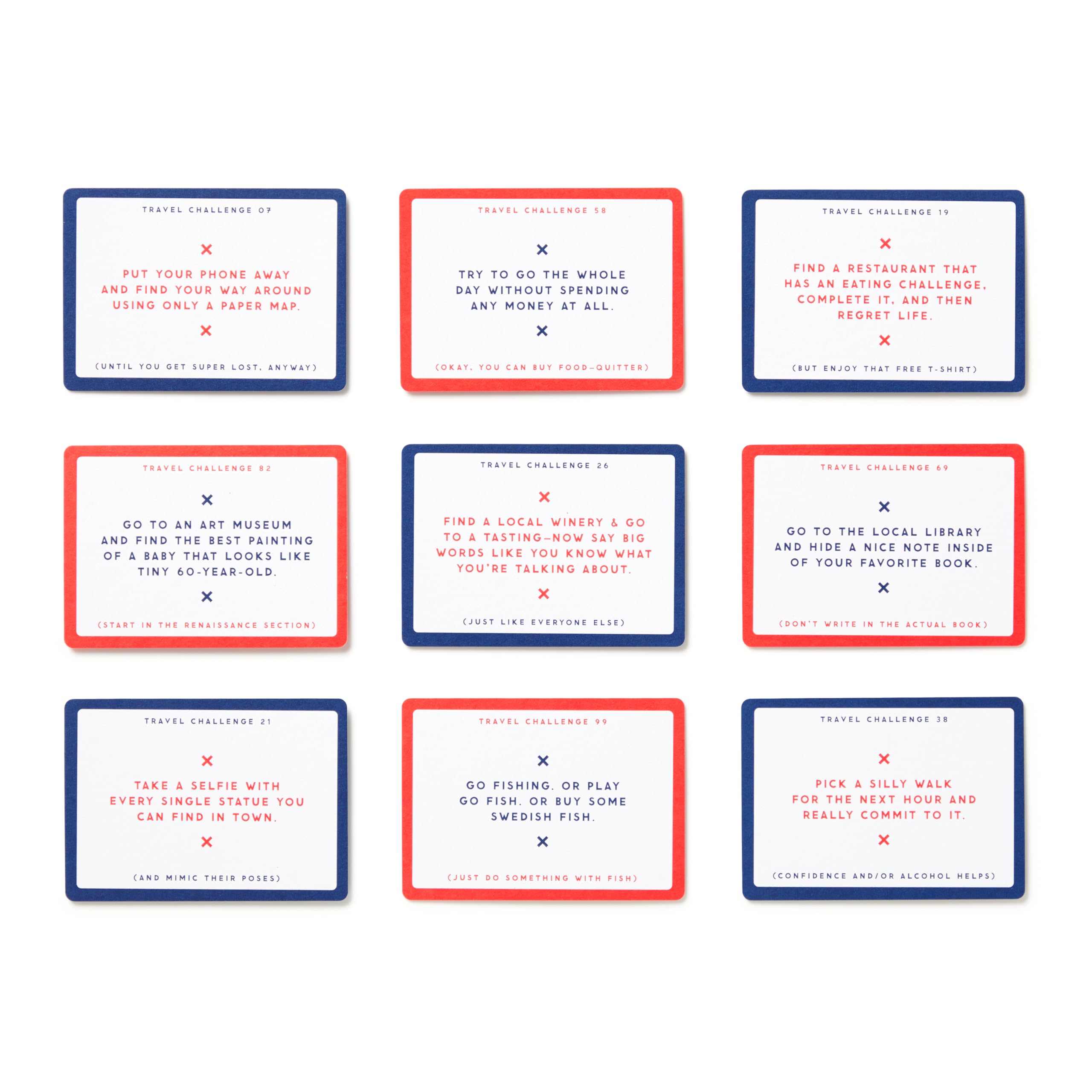 Brass Monkey Challenge Accepted Travel Tasks Card Deck: Quirky Travel Tasks - Image 3