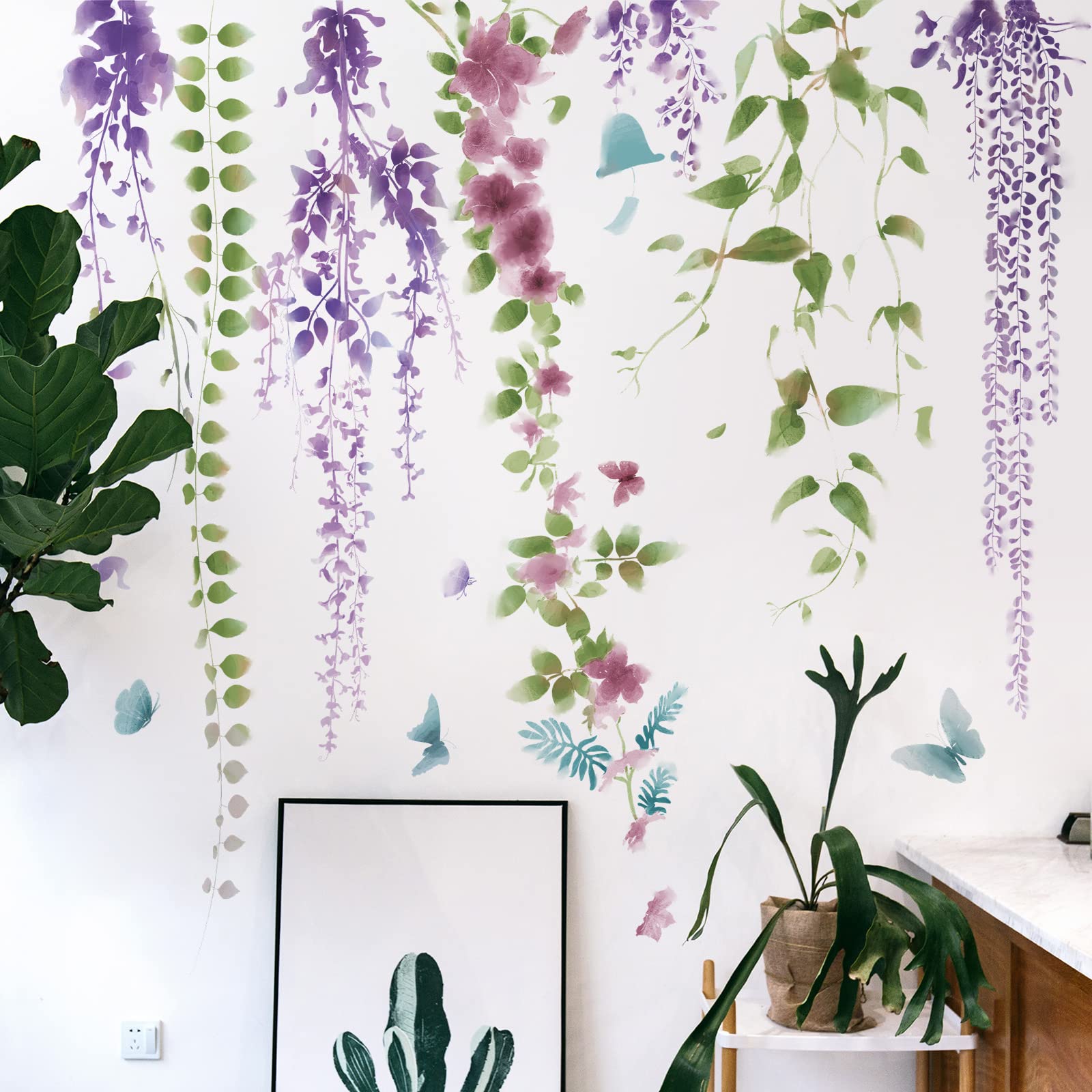 AM AMAONM Creative Removable Flowers Wall Decal DIY Ghana