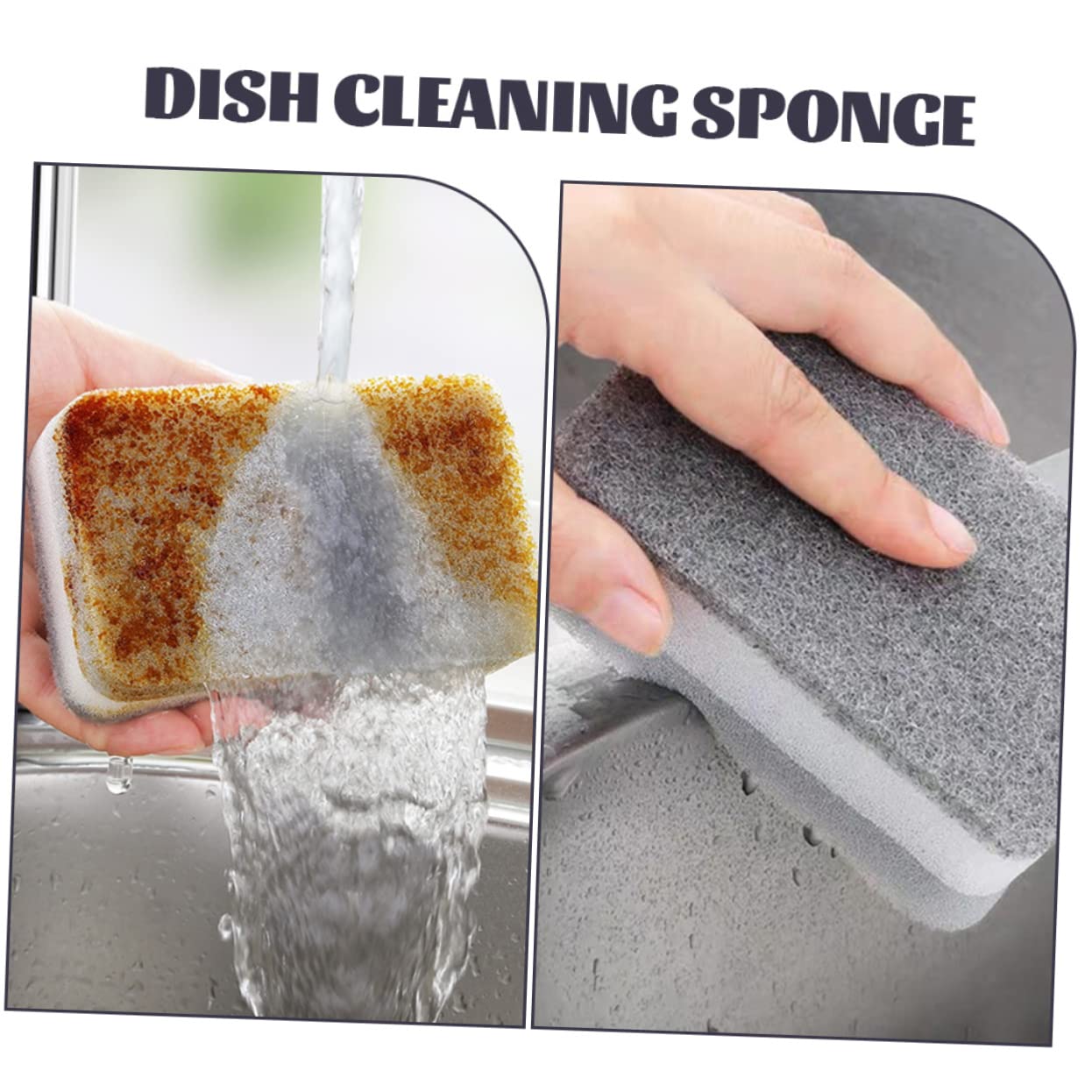 10 pezzi di Scousponge detergente for forno - Spazzole for la pulizia di pentole e piattini da cucina