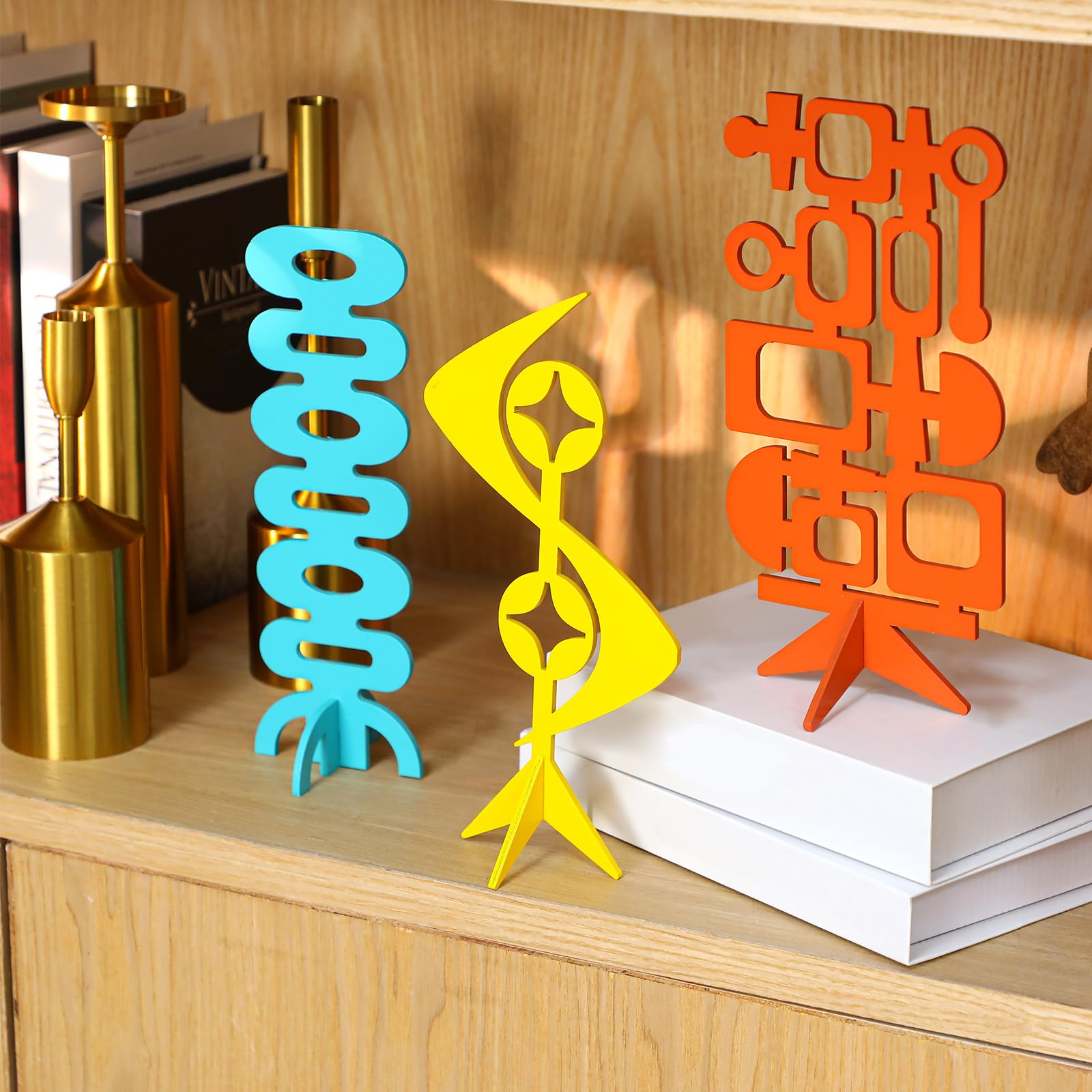 置物 Mid Century Modern Object Amazon.com: Yousoontic 3 Pcs Mid Century Modern Table Decor Atomic
