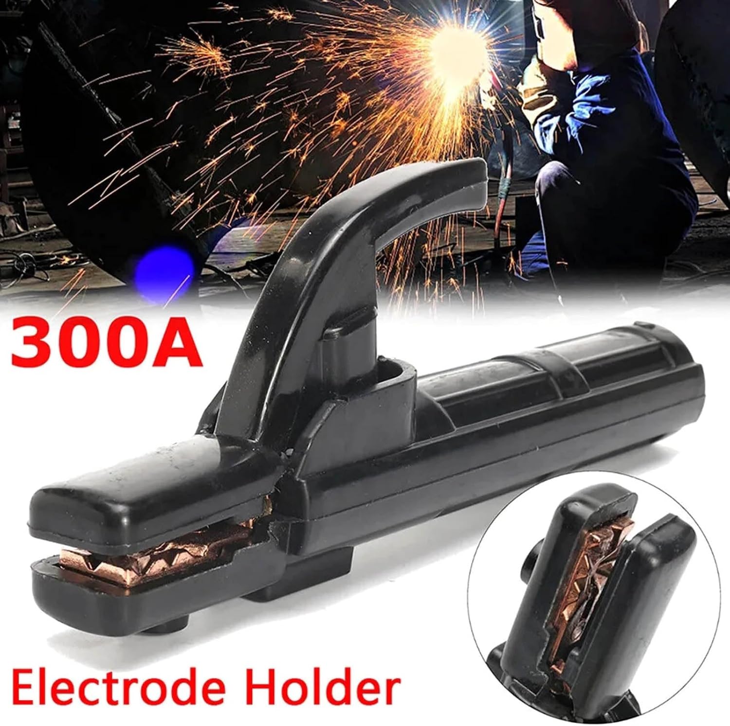 Electrode Holder 300 Amps Stinger Mini Copper Welding Rod Stinger Clamp