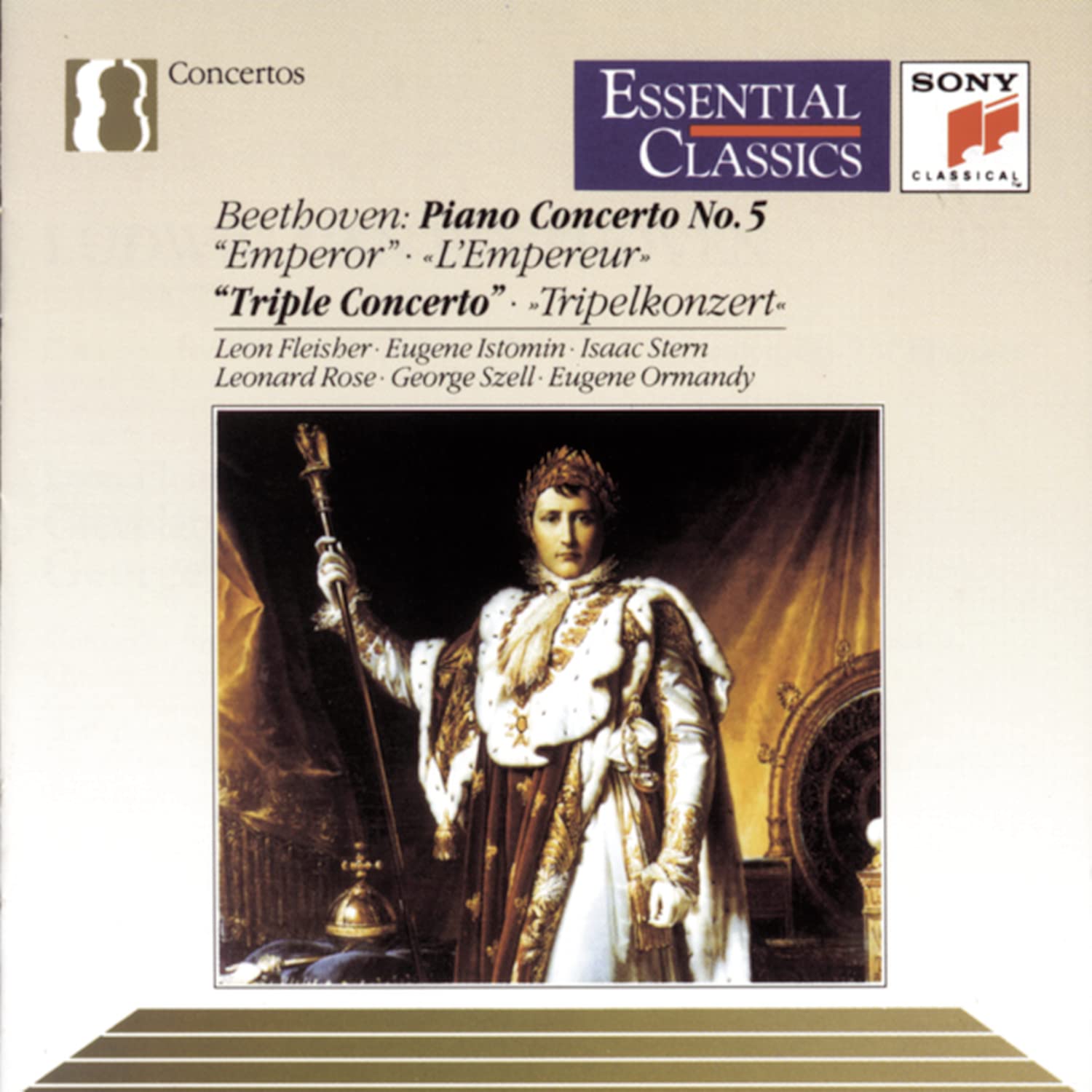 Beethoven: Piano Concerto No. 5; Triple Concerto [Audio CD]