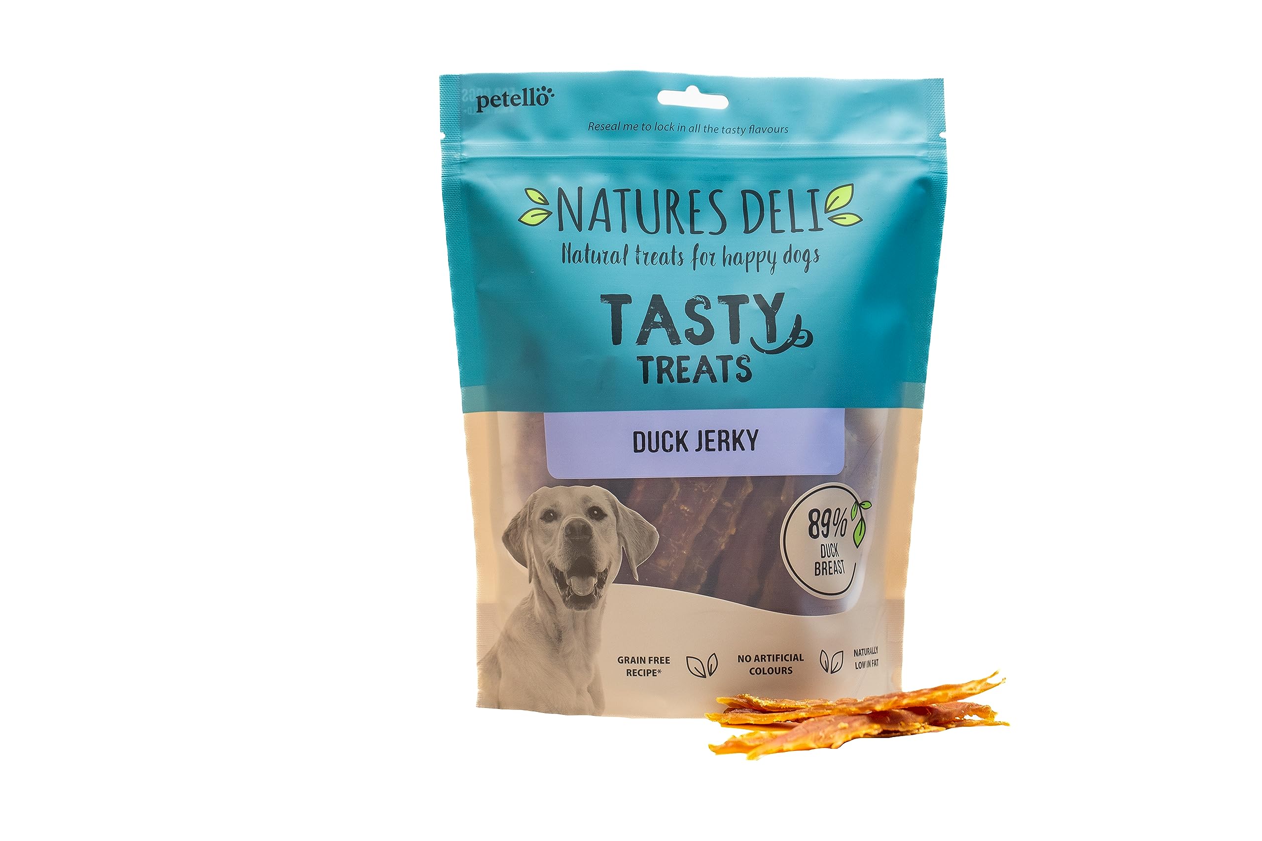 Natures Deli Duck Jerky Dog Treats, Grain Free Low Fat Treats for Dogs High Protein Dog Chews, 500 g (Pack of 1) - Image 4