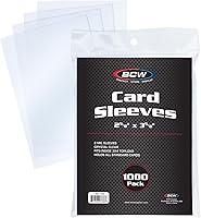 BCW Penny Sleeves 1000 Pack - Crystal Clear Acid-Free Trading Card Sleeves for Pokemon, MTG, Sports Cards 2-5/8 x 3-5/8