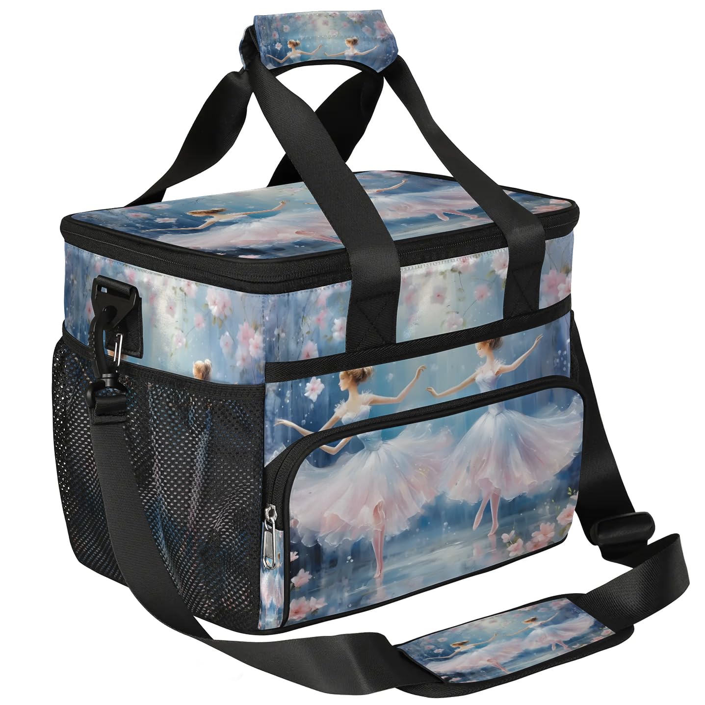 Lunch Box for Men Heavy Duty Insulated Lunch Bag for Women Ballet Girl Flower Lunchbox for Adults Lunch