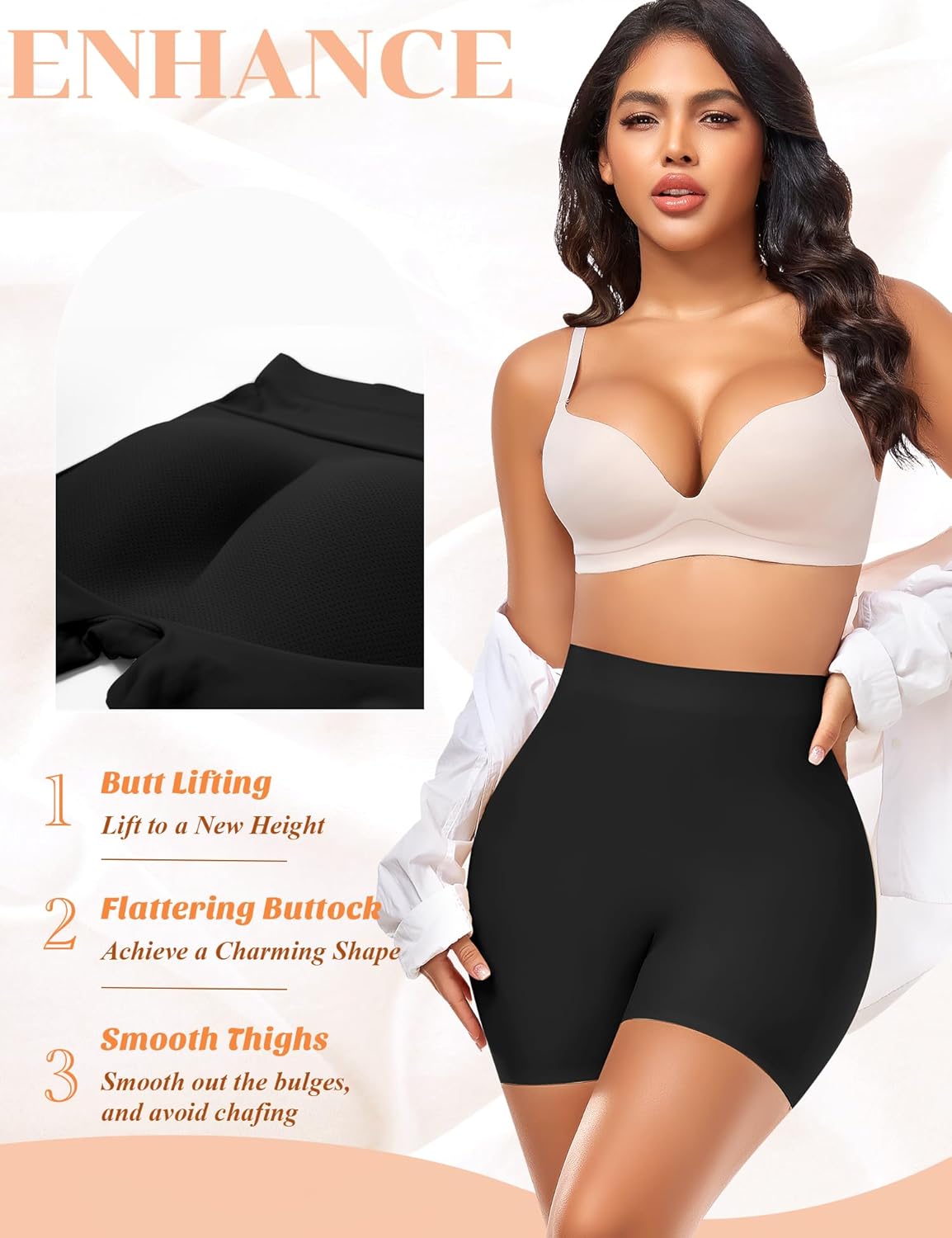 DERCA Butt Lifter Panties Padded Underwear for Women Seamless Booty Pads Hip Enhancer Panty - Image 4