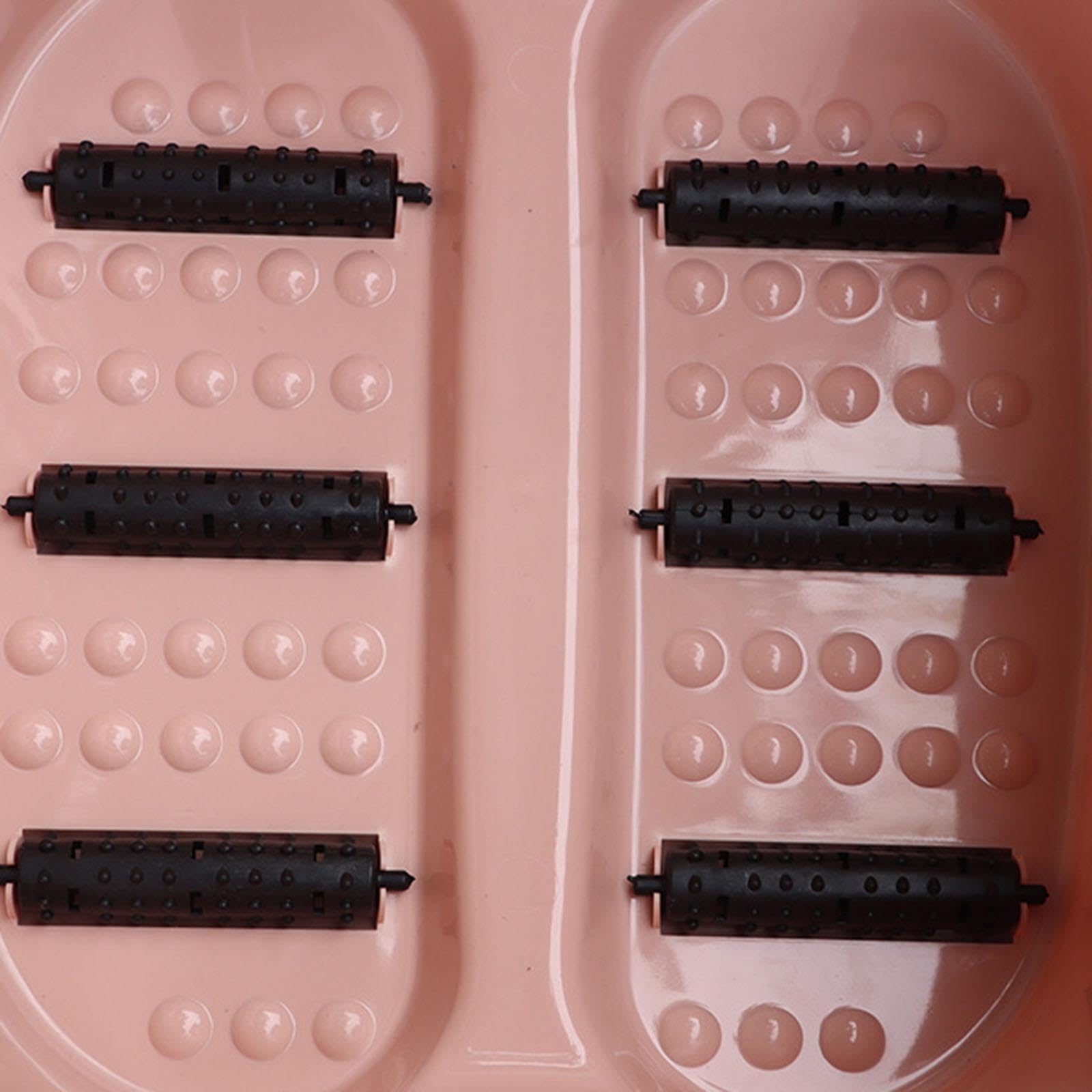 de Pies Balde Portátil para de Pies Spa Masajeador Pedicura Antideslizante para Relajación Apta para Adultos Y Niños en La Casa Baño Y, Rosa