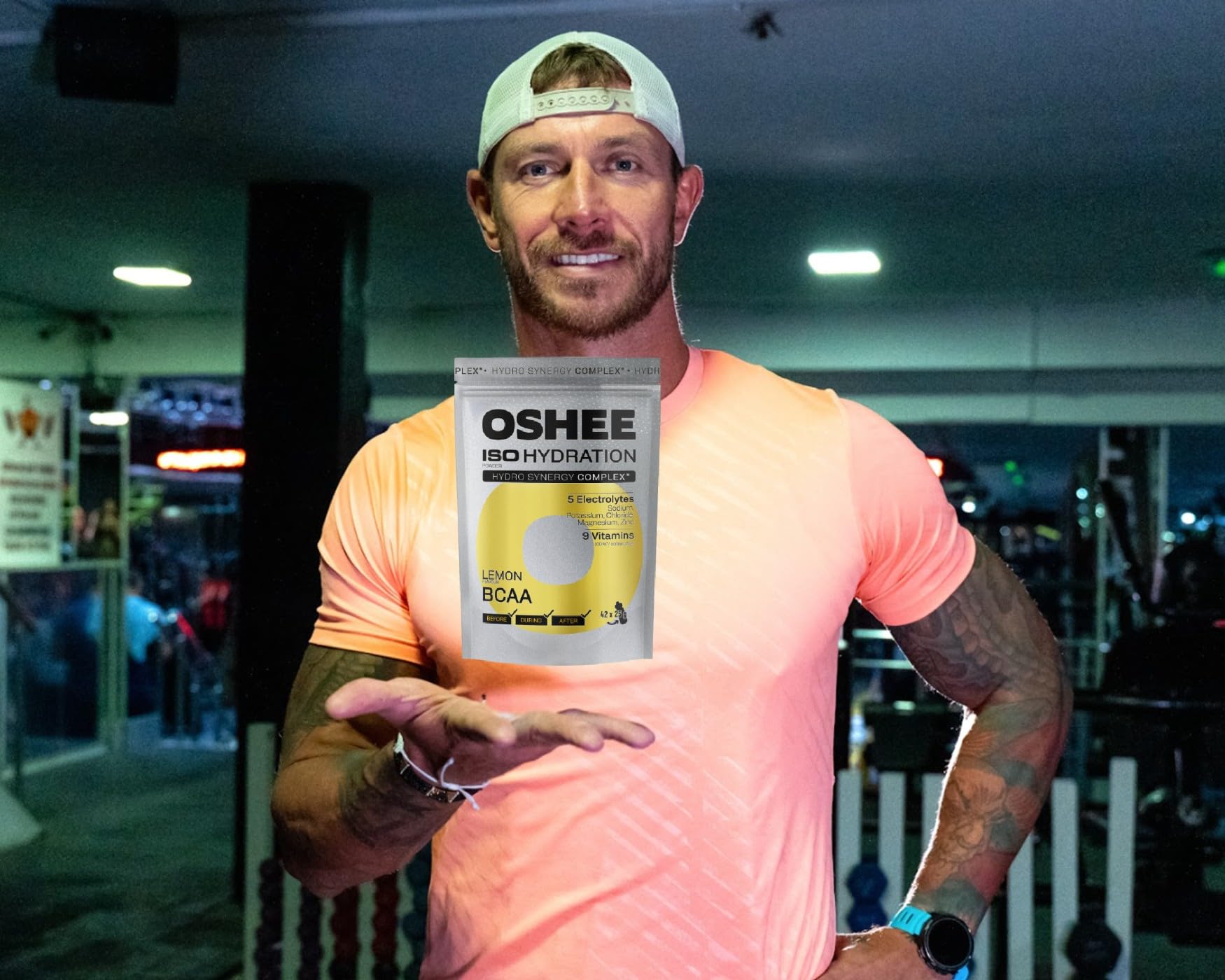 OSHEE ISO Hydration izotonik w proszku Lemon BCAA 1050 g