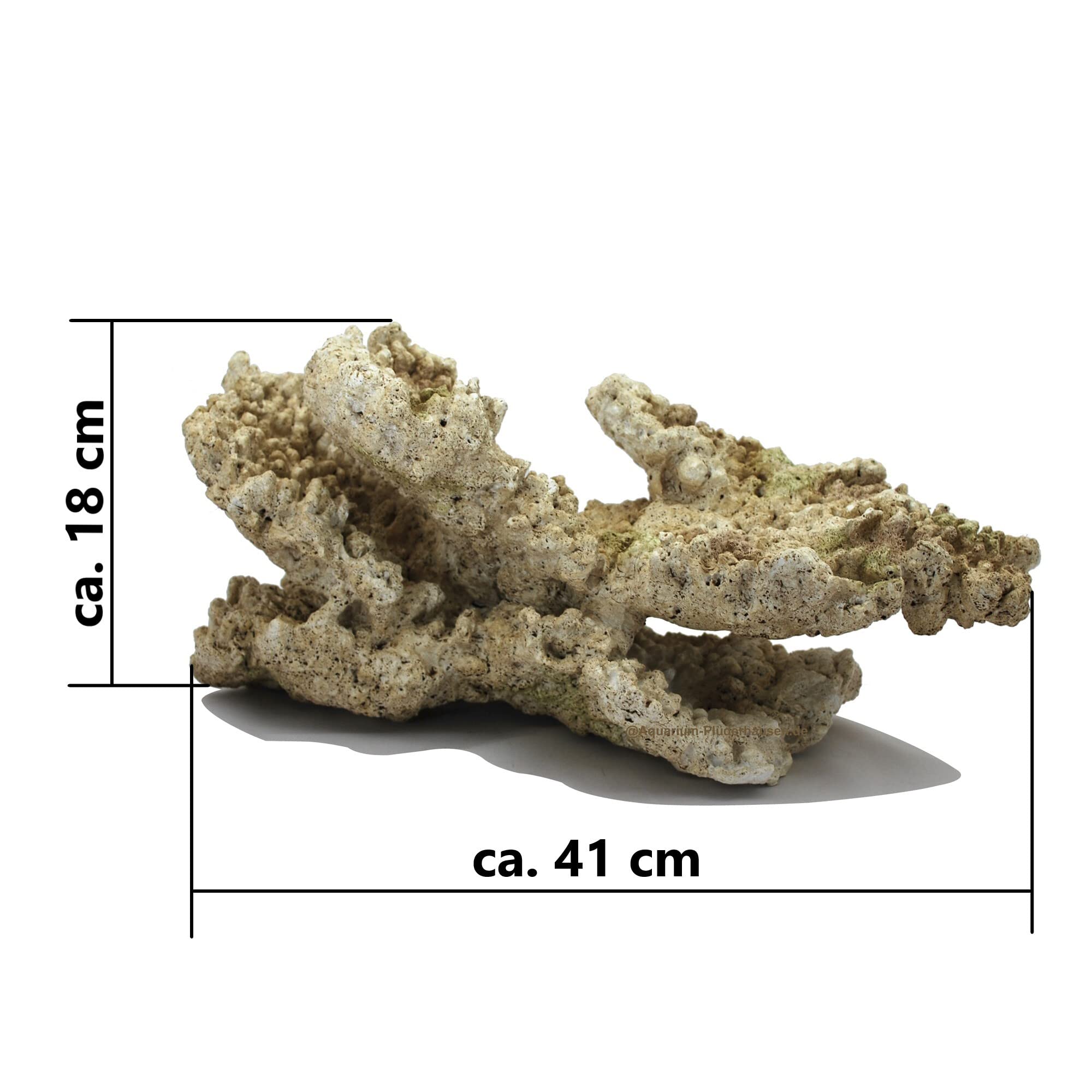 Riffgestein, 41 x 23,5 x 18 cm,Felsen Nachbildung,Meerwasser Aquarium Deko