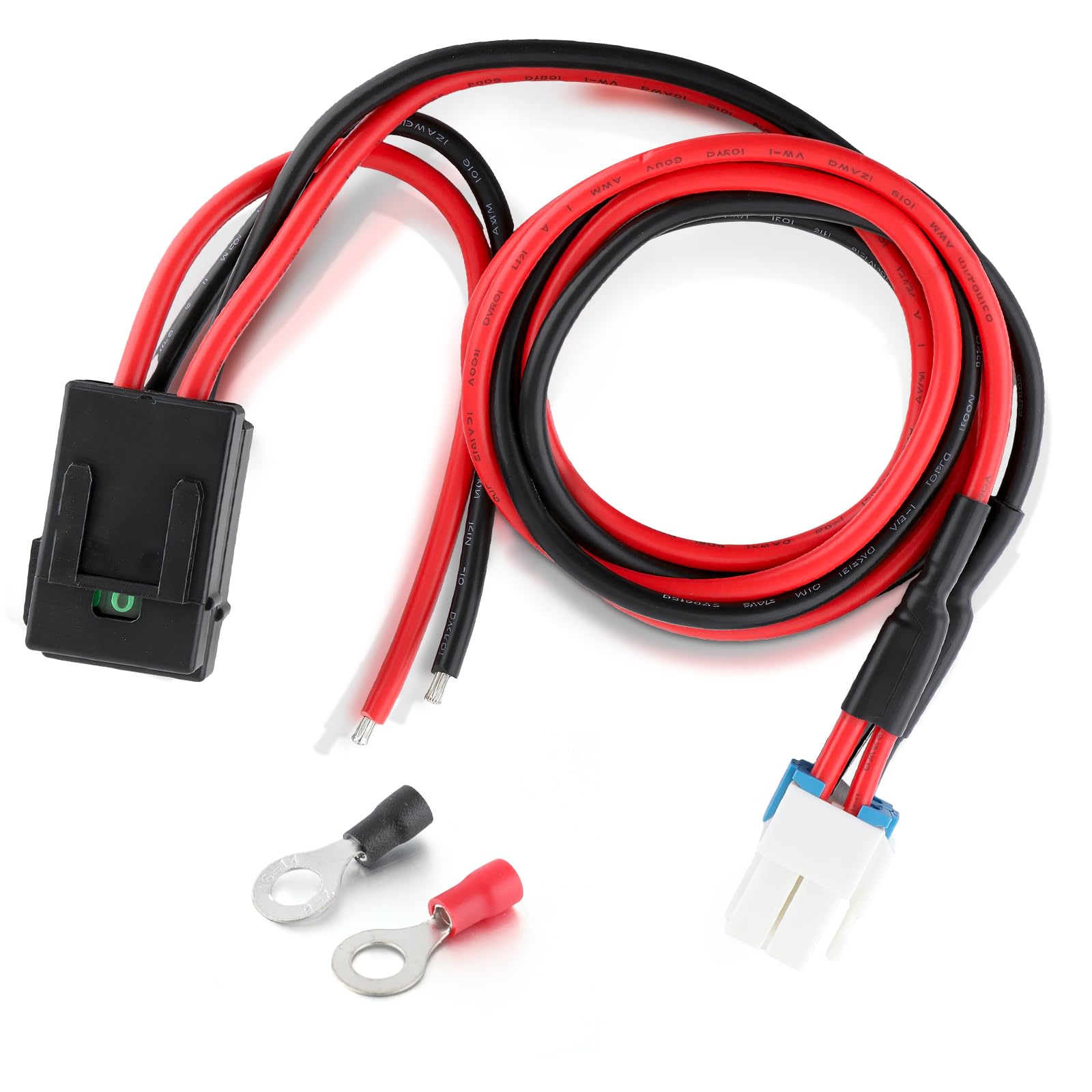 Amazon.com: CARBBIA 4Pin 12AWG 12V 3A DC Power Supply Cord Cable