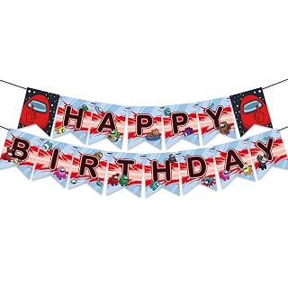 RasuDecor 10Pcs 12”Among Us Game Theme Print Latex Balloons Computer Games Toys Equipment Print for Kids Boys Girls Adults Birthday Party Supplies Decoration #RasuImpex (10Pcs AmongUsBalloons)