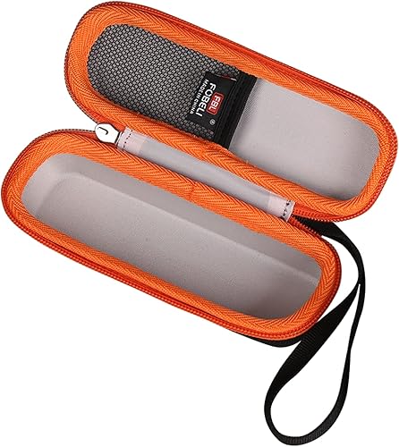 Miniatura 4 de FBLFOBELI Estuche rígido de EVA compatible con el entrenador muscular respiratorio inspiratorio de mano Breather Fit (naranja, solo la caja)