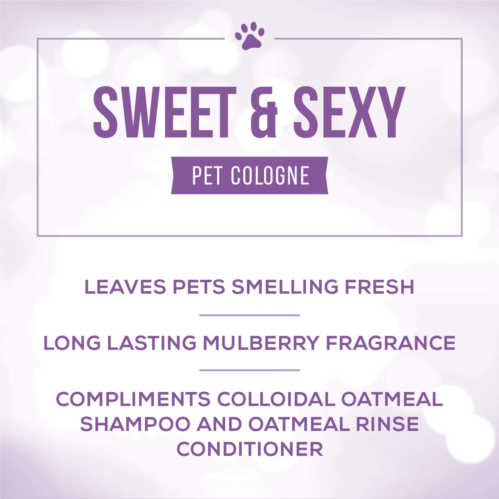 Nature's Specialties Sweet & Sassy Hunde Parfüm Spray - Süßer Maulbeer-Duftspray für Hunde - Langanhaltender Hundeparfüm-Spray - Ideal für die Anwendung nach dem Baden, 3.8L