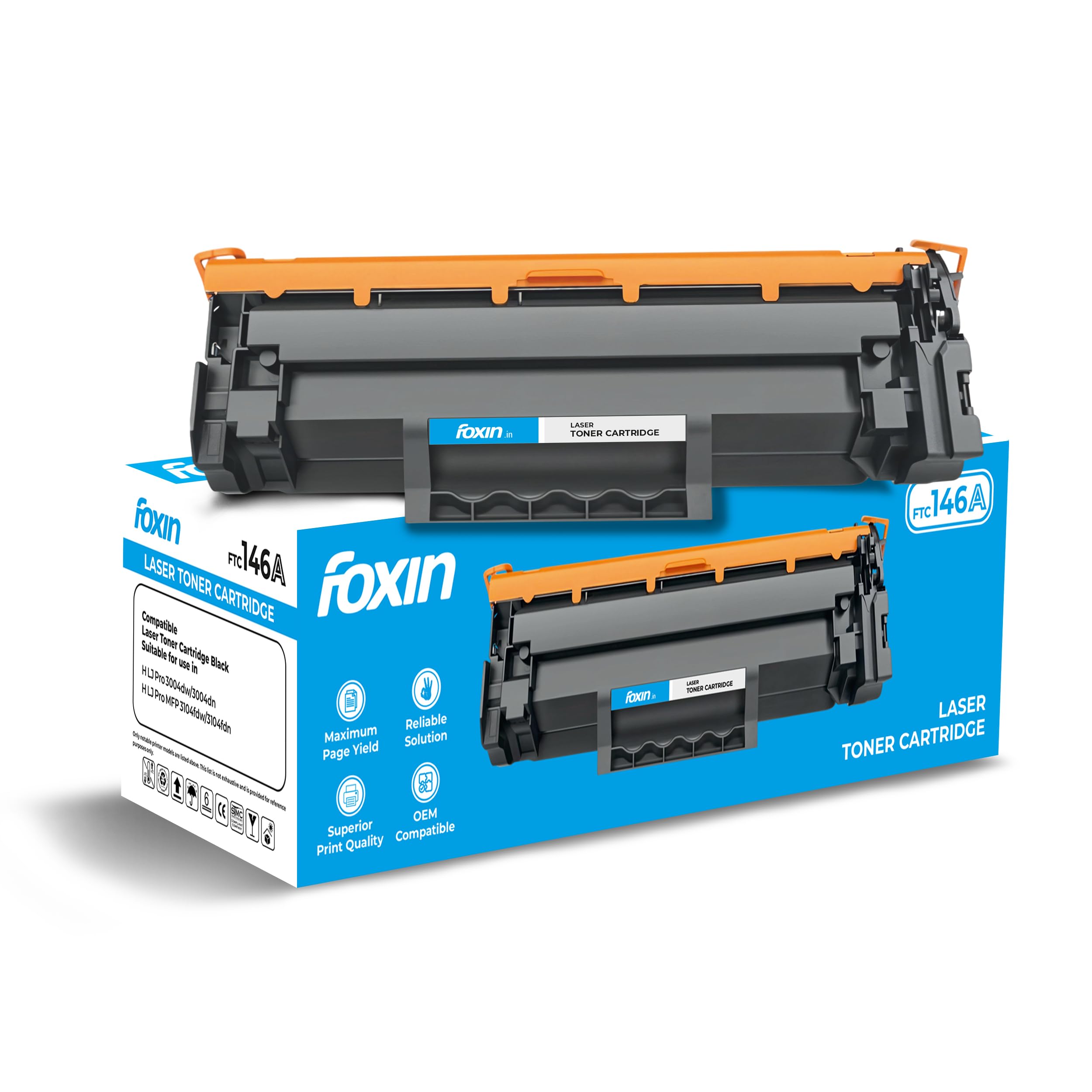 Foxin FTC 071 Toner Cartridge | Compatible with Canon LBP122dw, MF272dw, MF275dw, MF 120 & MF 270 Series | Monochrome Laser Printer Cartridge | High Page Yield - 1200 — Amazon image 23