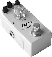 AZOR Pedal de efeito de guitarra Pure Boost Micro Clean Boost para guitarra elétrica True Bypass
