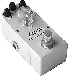 AZOR Pedal de efeito de guitarra Pure Boost Micro Clean Boost para guitarra elétrica True Bypass