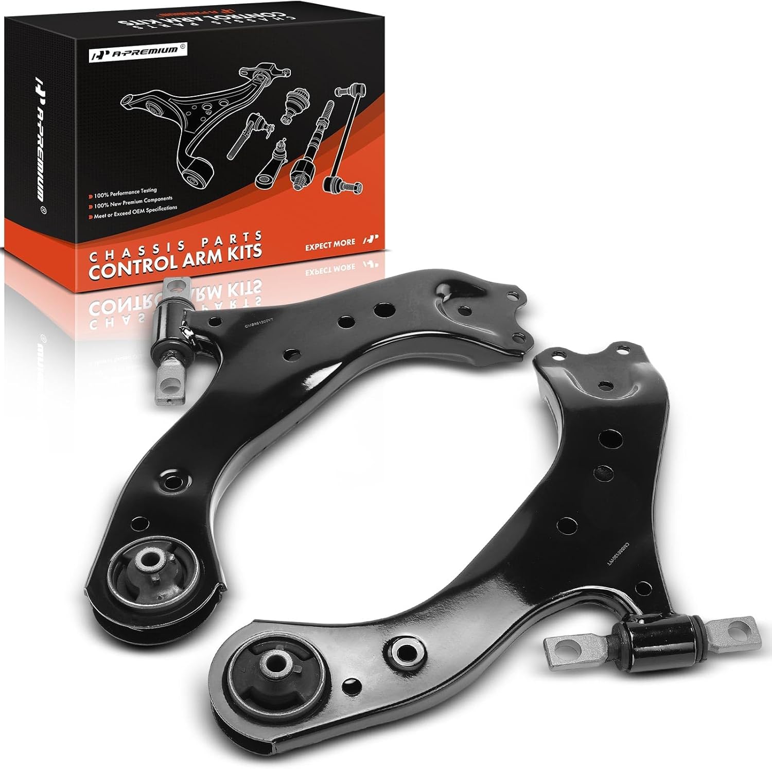 A-Premium 2 x Front Lower Control Arms, with Ball Joint & Bushing, Compatible with Toyota Camry 2018-2024, Avalon 2019-2022 & Lexus ES250 2021-2024, ES300h 2019-2024, ES350 2020-2024