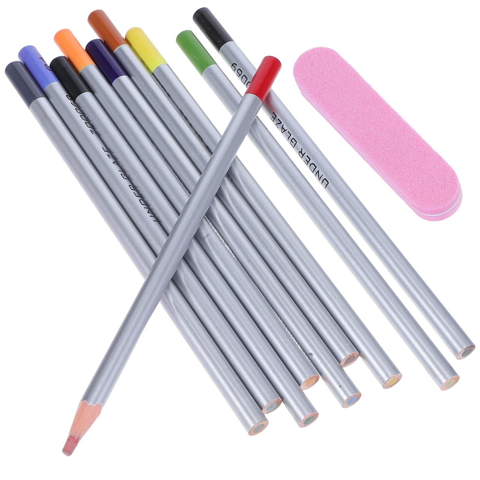 UKCOCO Matite Sottosmaltate per Ceramica Matite per Decorazione Ceramica Set in Legno per Tratti Precisi Artisti e Principianti per Sketching