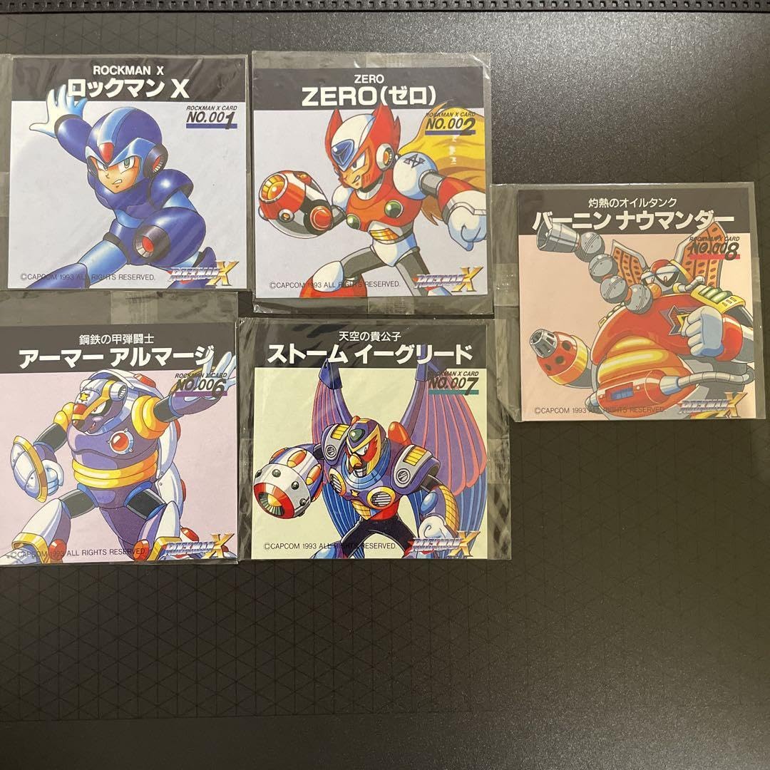 Amazon.co.jp: ロックマンXラーメンおまけカード5枚セット