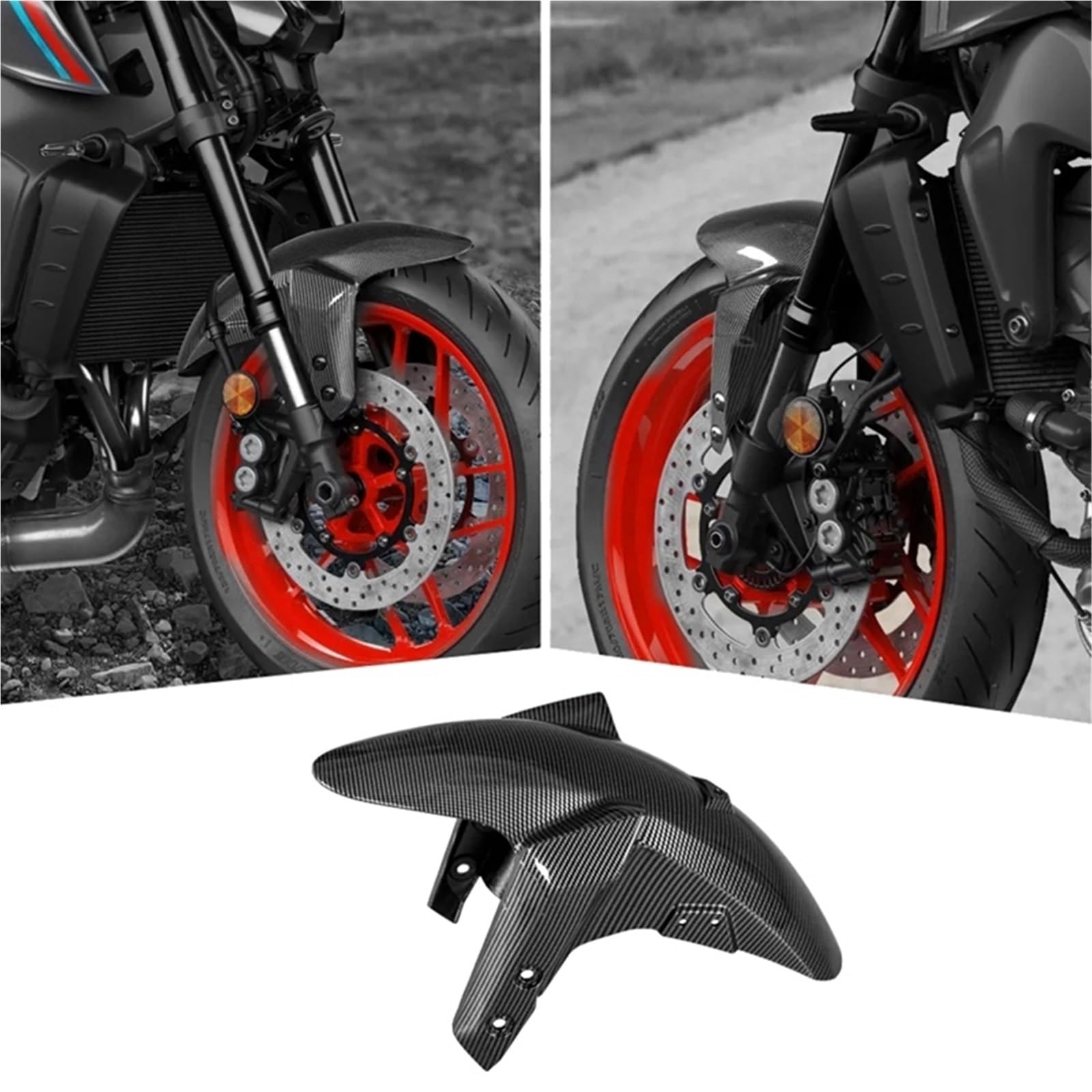 Osłona błotnika przedniego motocykla Splash Guard Protector Mudguard pasuje do Yamaha MT09 2013-2020 Tracer 900 2015 2016 2017 2018