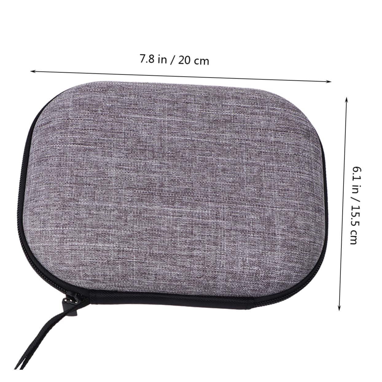 Gadpiparty 3pezzi Borsa Per Cuffie Tessuto Cotone-lino Organizer Per Cuffie Compatibile Con Custodia Protettiva Shockproof Borsa Da Viaggio Leggera e Pratica