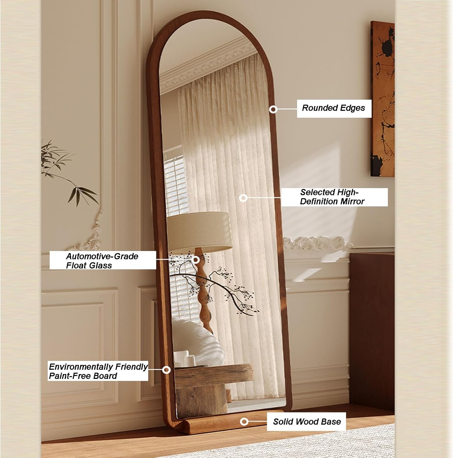 siara ブラック スタンドミラー 【公式通販】