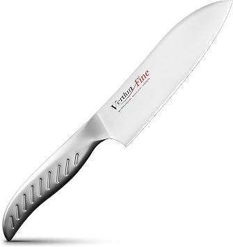 Shimomura Industries OVF-101 Verdun Fine Santoku Knife, 6.3 inches 160 mm, Molybdenum, Vanadium Steel, Dishwasher Safe, Made in Japan, Tsubamesanjo, Niigata